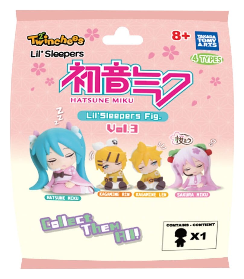 Hatsune Miku Twinchees Minifiguren Lil' Sleepers Wave 3 5 cm Blind Pack