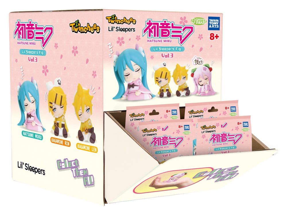 Hatsune Miku Twinchees Minifiguren Lil' Sleepers Wave 3 5 cm Blind Pack