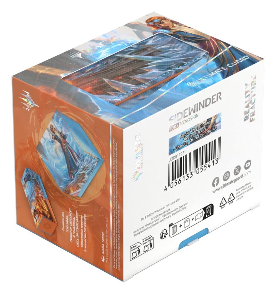 Ultimate Guard Sidewinder 100+ Xenoskin Magic: The Gathering "Reality Fracture" - Chandra, Chill of Compliance