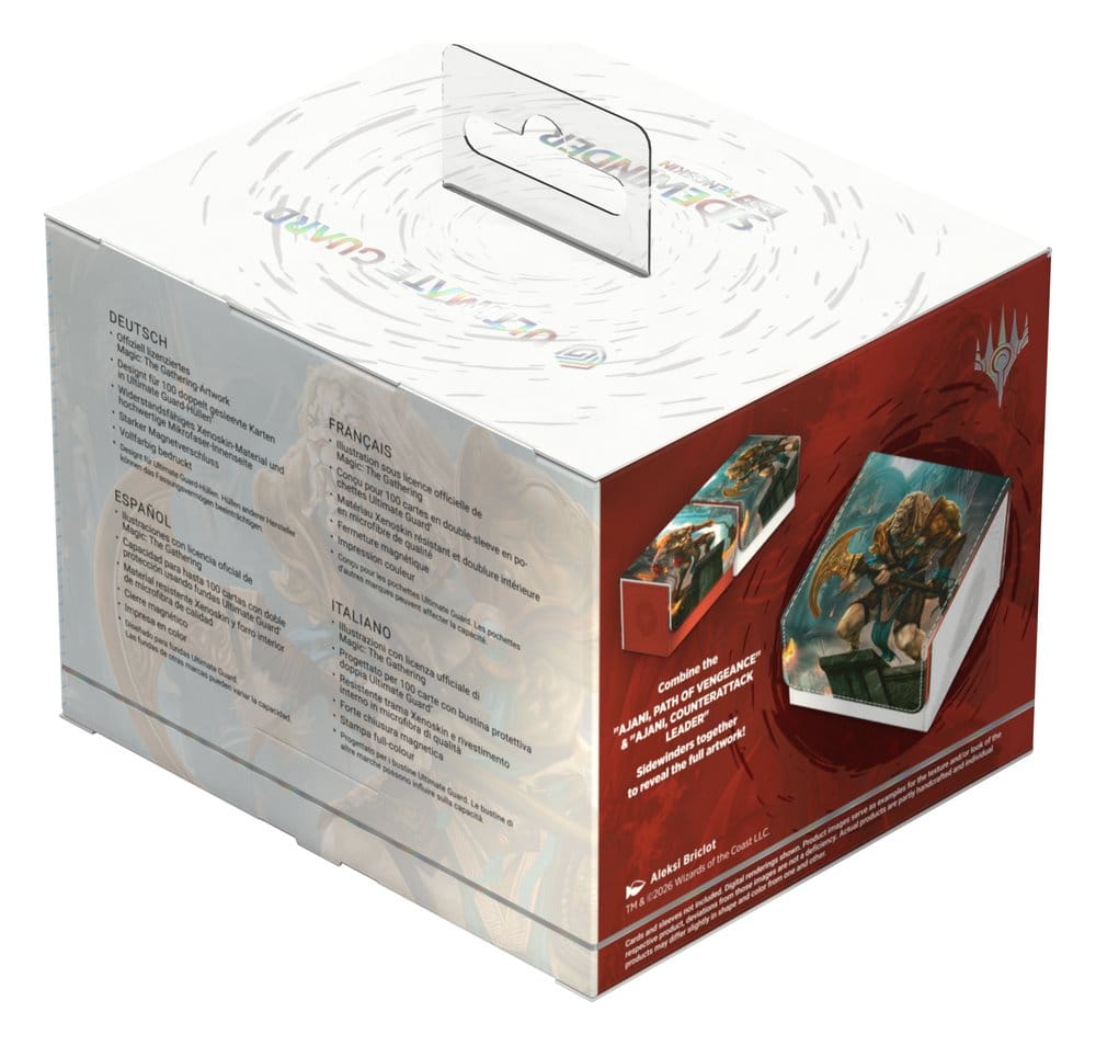 Ultimate Guard Sidewinder 100+ Xenoskin Magic: The Gathering "Reality Fracture" - Ajani, Counterattack Leader