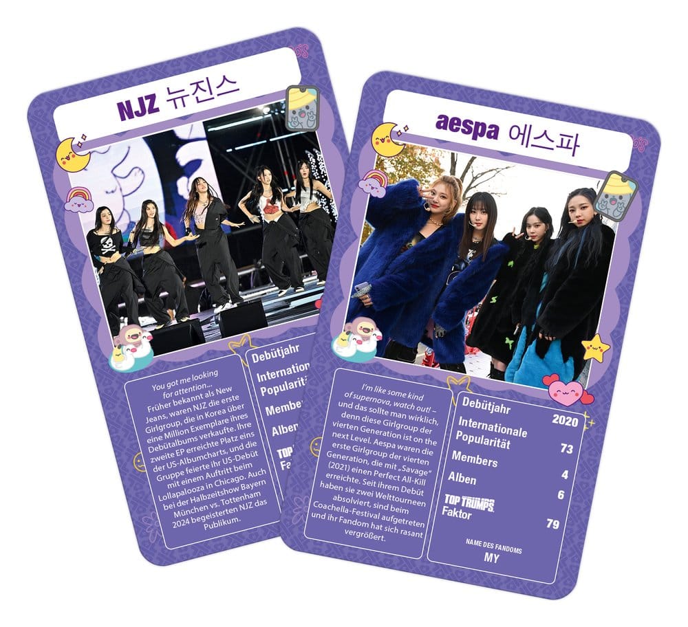 K-Pop Kartenspiel Top Trumps (DE)