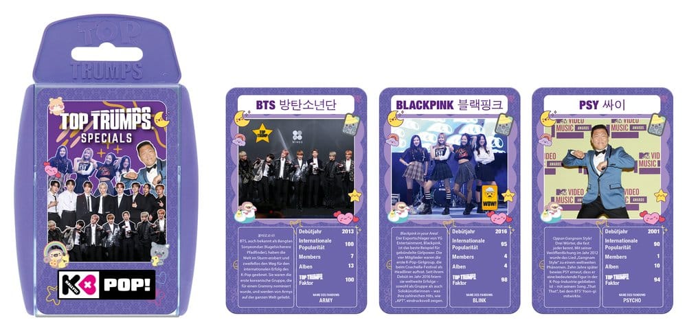 K-Pop Kartenspiel Top Trumps (DE)