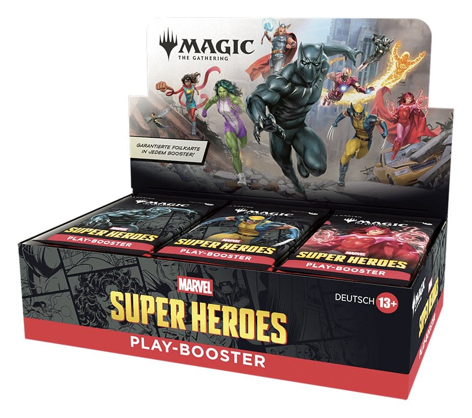 Magic the Gathering Marvel Super Heroes Play Booster-Display (30) (DE)
