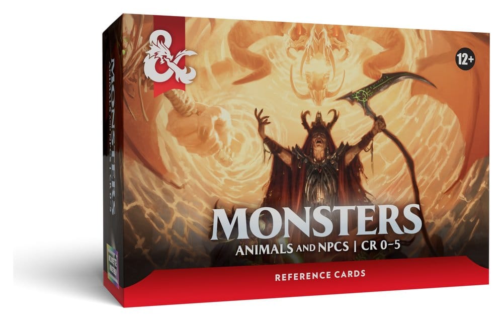 Dungeons & Dragons RPG Referenzkarten: Monster (Tiere und NSCs) (EN)