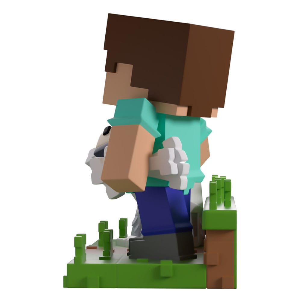 Minecraft Vinyl Figure: Taming a Wolf, 10 cm