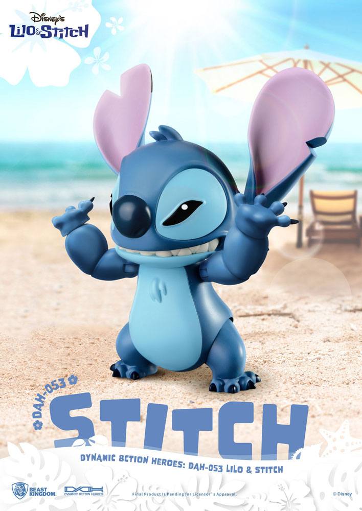 Lilo & Stitch D-Stage PVC Diorama Stitch Racing Car Closed Box Version 15 cm