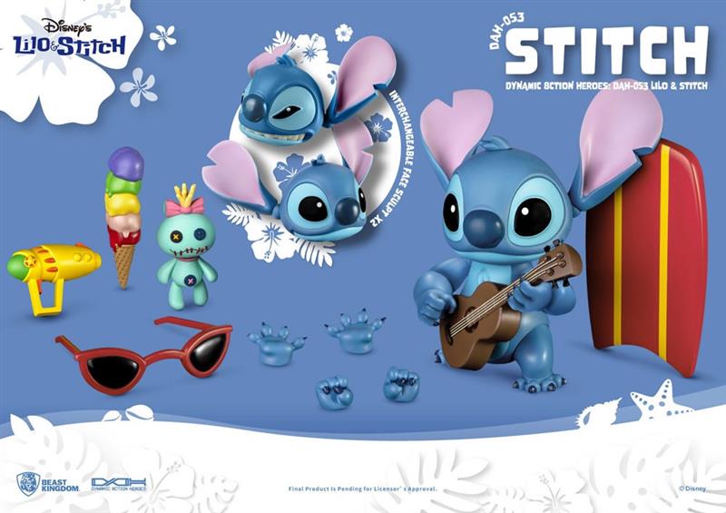 Lilo & Stitch D-Stage PVC Diorama Stitch Racing Car Closed Box Version 15 cm