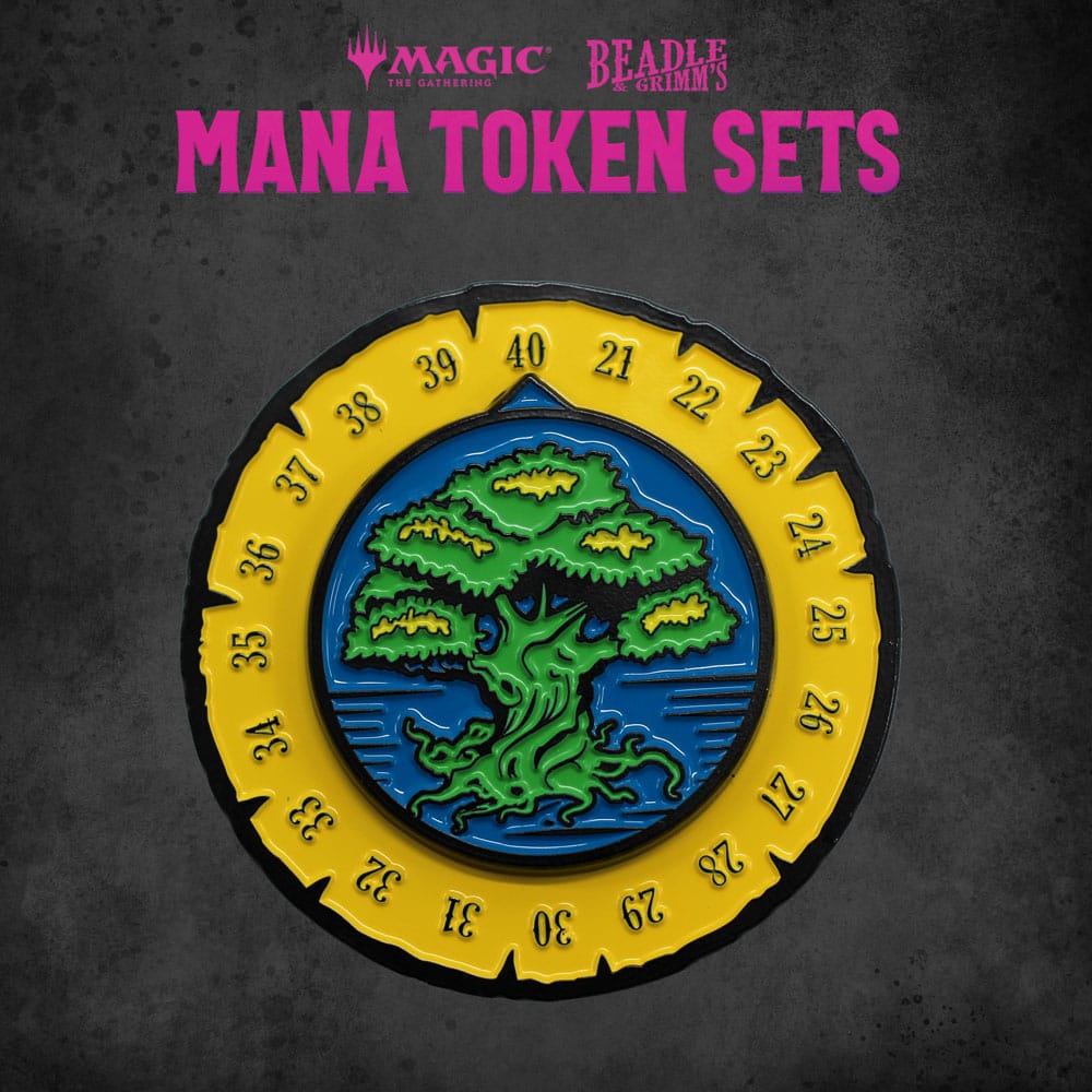 Magic the Gathering Dice and Token Pack Green Mana (EN)