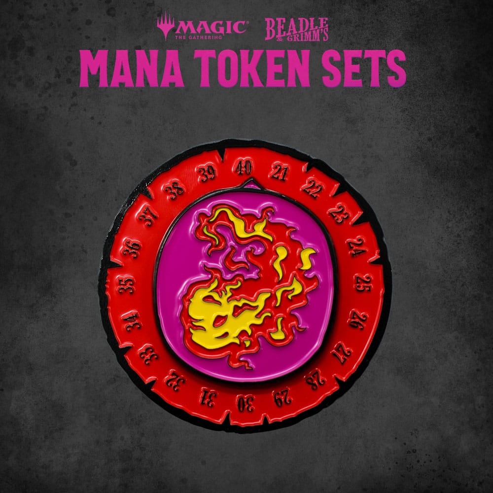 Magic the Gathering Dice and Token Pack Red Mana (EN)