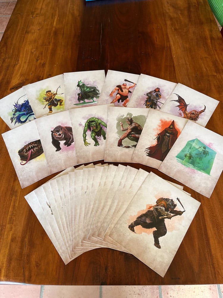 Dungeons & Dragons RPG Encounter Cards Challenge Rating 0-6: Pack 1 (EN)