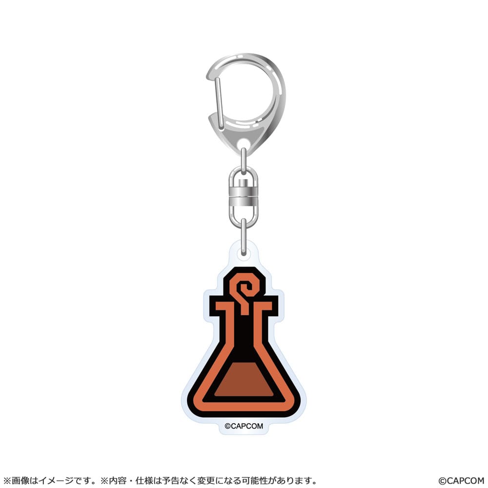 Monster Hunter Wilds Acryl Keychain Item Icon 6 cm