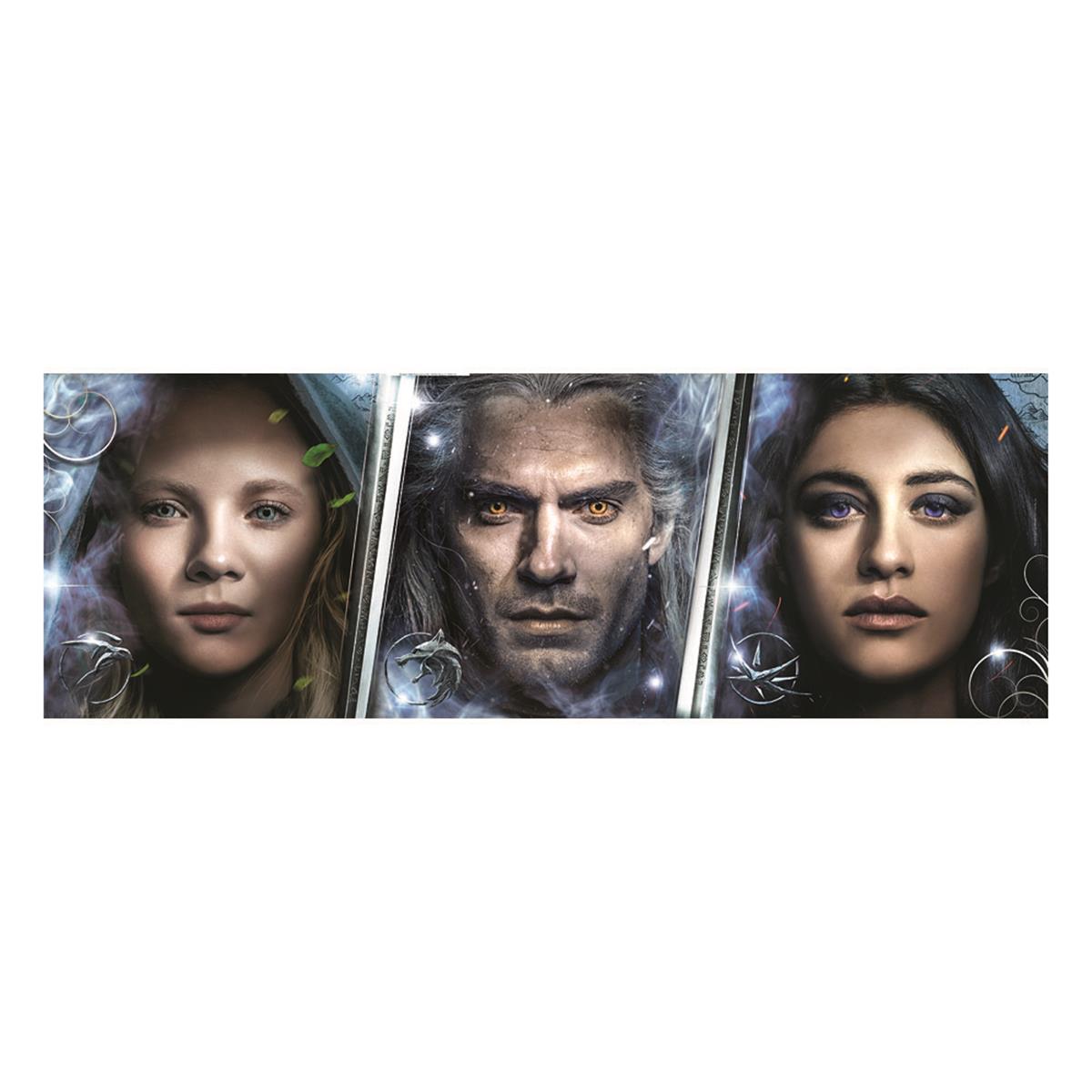 The Witcher Panorama Jigsaw Puzzle Faces (1.000 pieces)