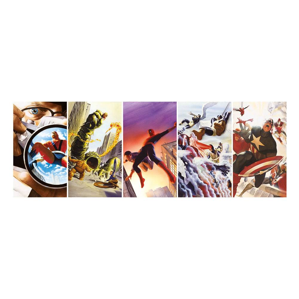 Marvel Comics Panorama Jigsaw Puzzle Panels (1.000 pieces)