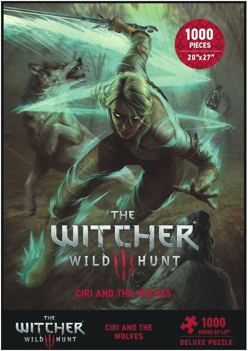 Witcher 3 Wild Hunt Puzzle Ciri and the Wolves