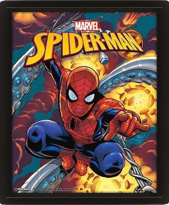 Marvel Framed 3D Effect Poster Spider-Man 26 x 20 cm