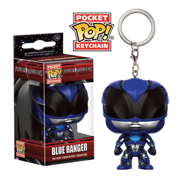 Power Rangers Pocket POP! Vinyl Schlüsselanhänger Blue Ranger 4 cm