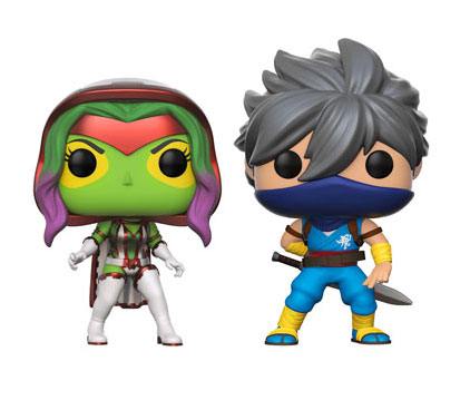 Marvel vs. Capcom Infinite POP! Games Vinyl Figuren 2er-Pack Gamora vs. Strider Exclusive 9 cm