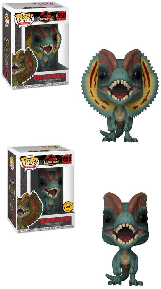 Jurassic Park POP! Movies Vinyl Figuren 9 cm Dilophosaurus