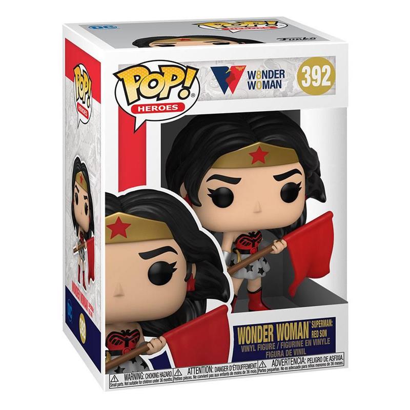 DC Comics POP! Heroes Vinyl Figure WW 80th - WW (Superman: Red Son) 9 cm