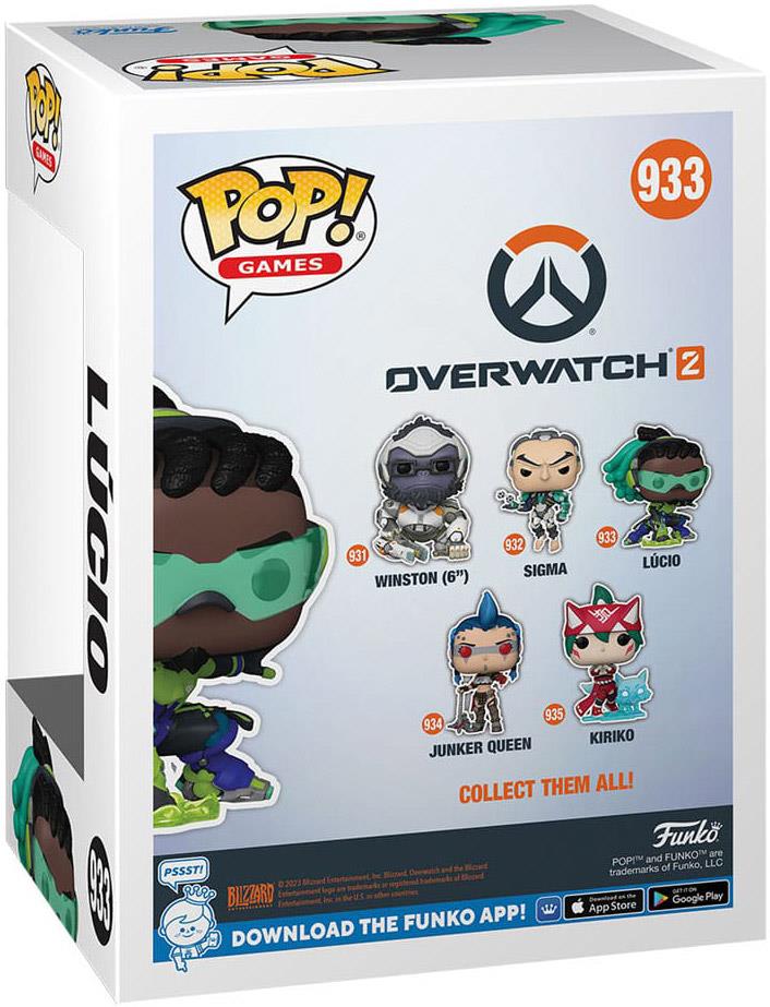 Overwatch 2 POP! Games Vinyl Figur Lúcio 9 cm