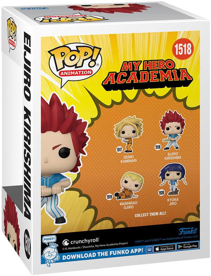 My Hero Academia - Hero League Baseball POP! Animation Vinyl Figure Kirishima 9 cm
