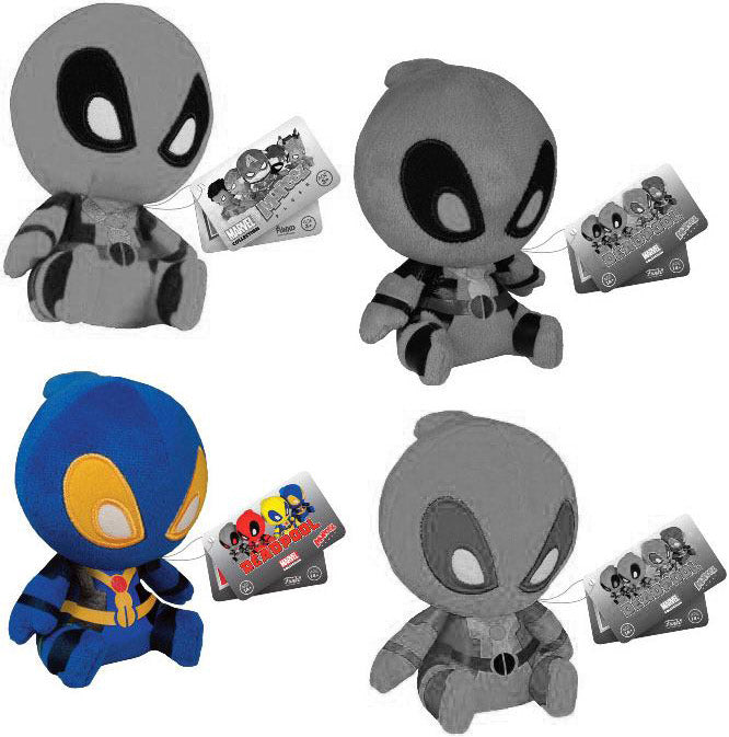 Deadpool Mopeez Plush Figure 12 cm Blue