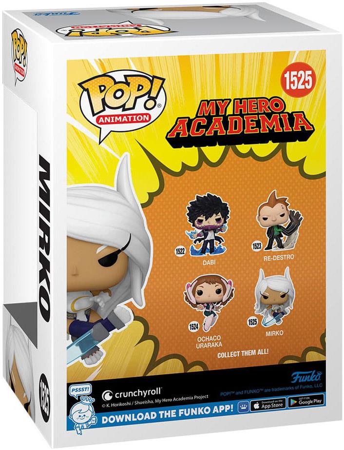 My Hero Academia - Hero League Baseball POP! Animation Vinyl Figur Mirko 9 cm