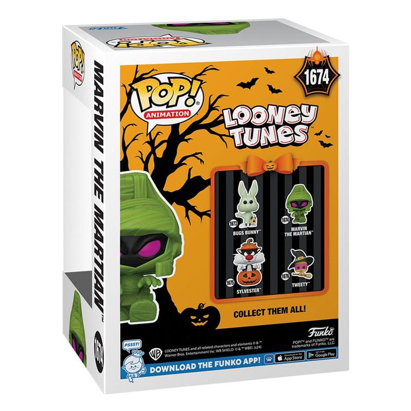 Looney Tunes POP! Television Vinyl Figure Halloween Marvin(Mummy) 9 cm