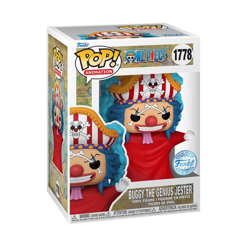 One Piece POP! Movies Vinyl Figur Buggy (Post Time-Skip) Exclusive 9 cm