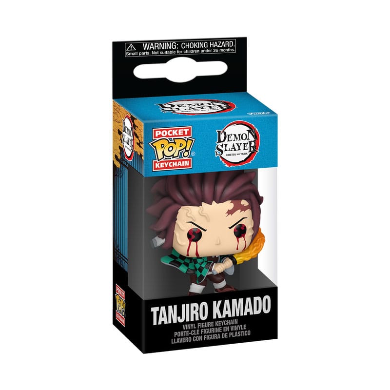 Demon Slayer: Kimetsu no Yaiba POP! Vinyl Keychain 4 cm Tanjiro (Sun Breathing)