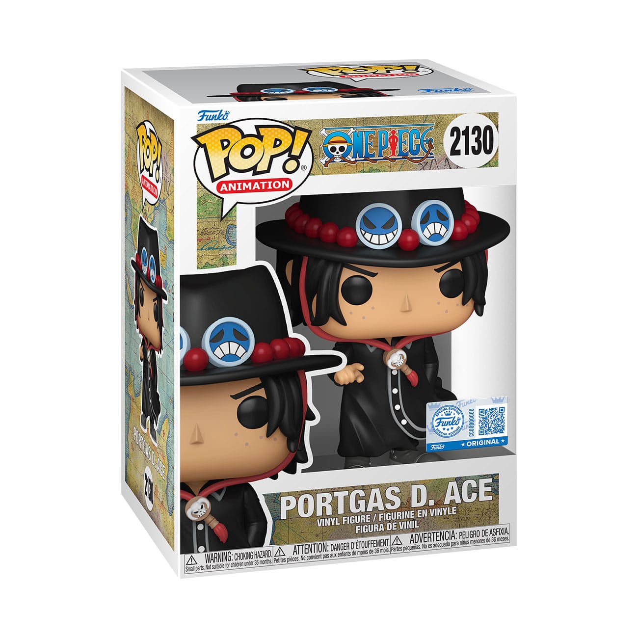 One Piece POP! Animation Vinyl Figure Portgas D. Ace Intro *Exclusive Edition* 9 cm