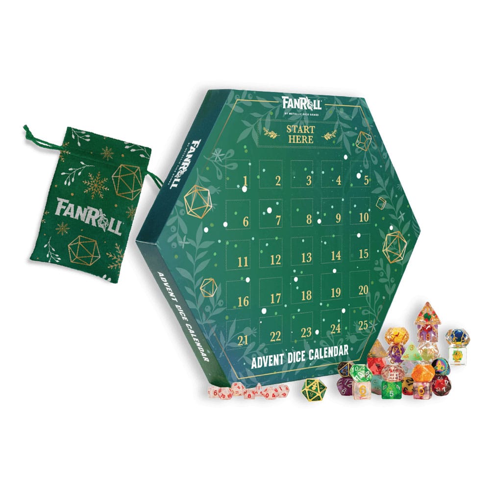 FanRoll Advent Calendar Holiday Dice