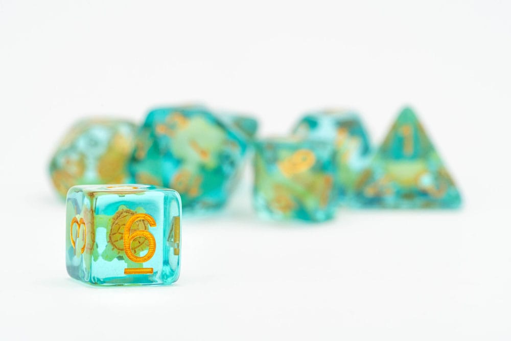FanRoll Würfel Set Turtle (7)