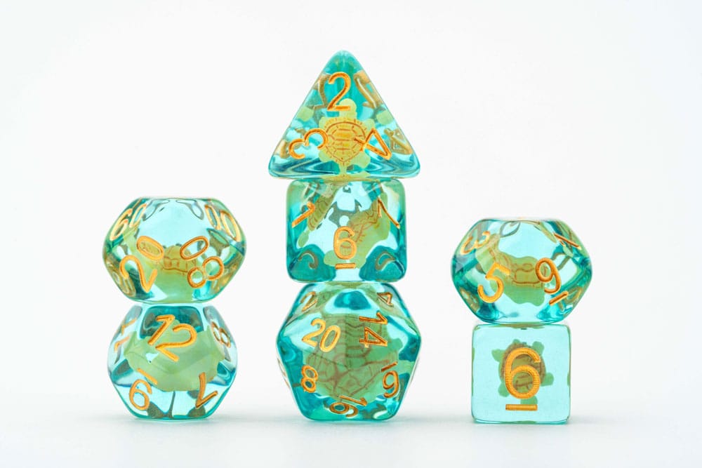FanRoll Würfel Set Turtle (7)