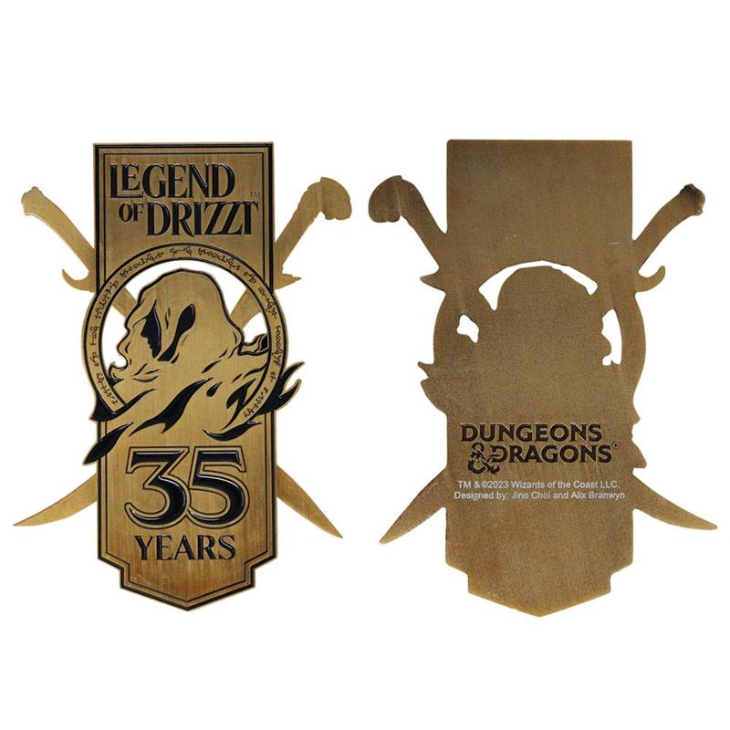 Dungeons & Dragons Metal Card 35th Anniversary Legend of Drizzt Limited Edition