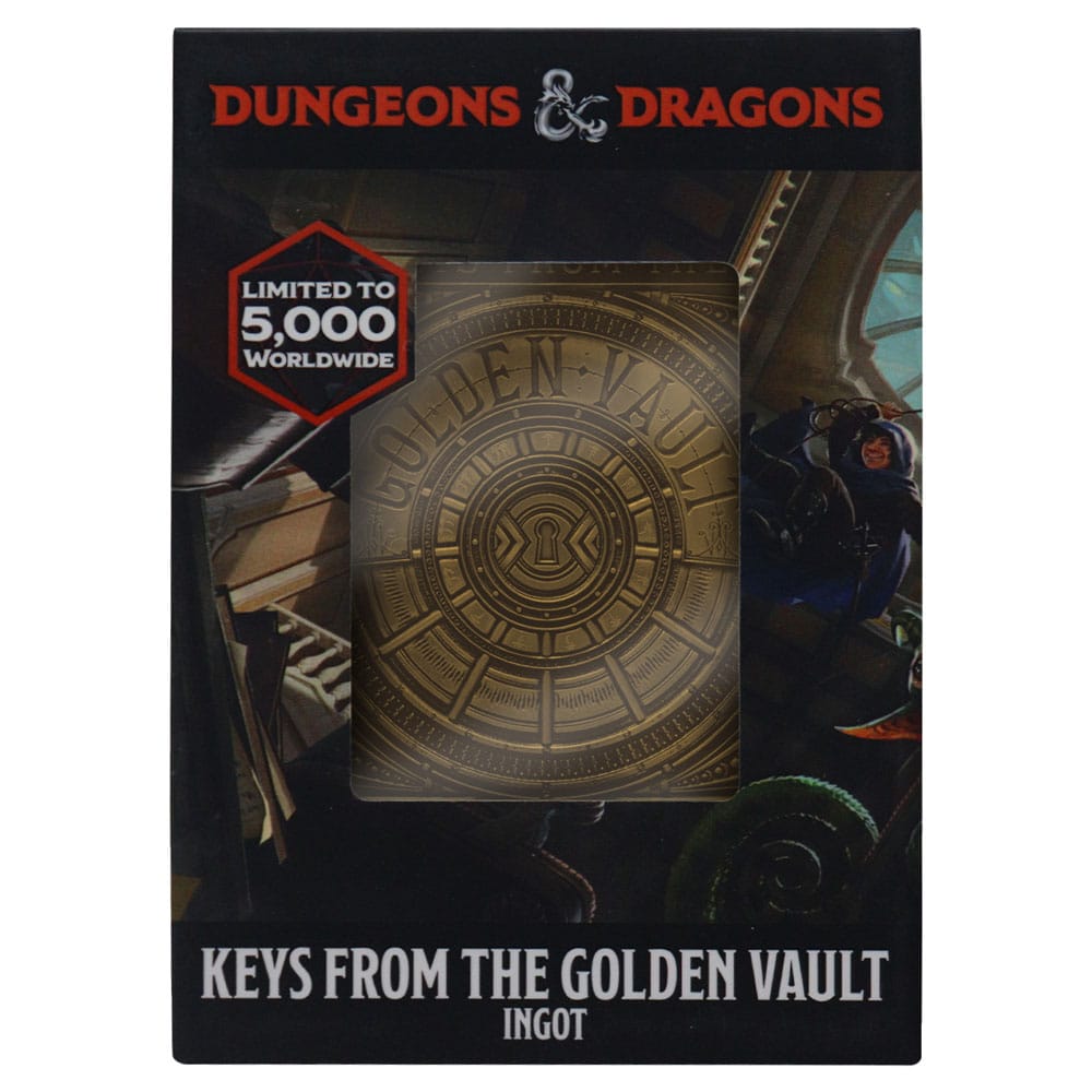 Dungeons & Dragons Metal Card Keys From The Golden Vault Limited Edition