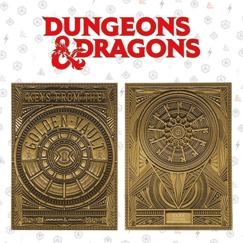 Dungeons & Dragons Metal Card Keys From The Golden Vault Limited Edition