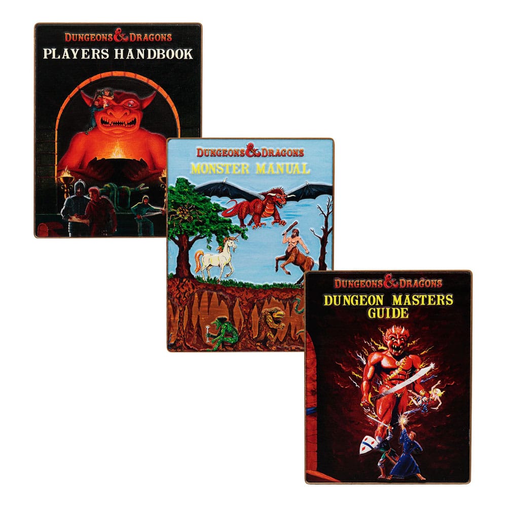 Dungeons & Dragons Metallbarren 3er-Set 50th Anniversary 1st Edition Book Cover