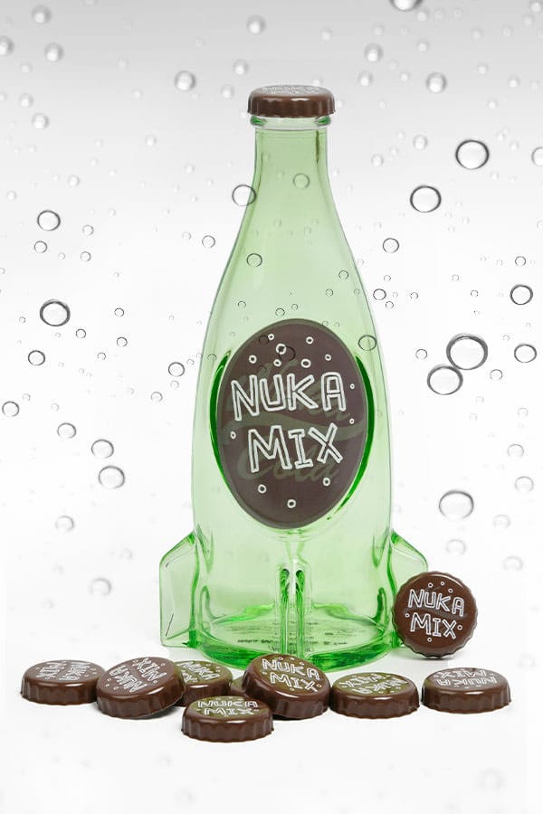 Fallout Bottle Series Glass Bottle & Cap Nuka Mix