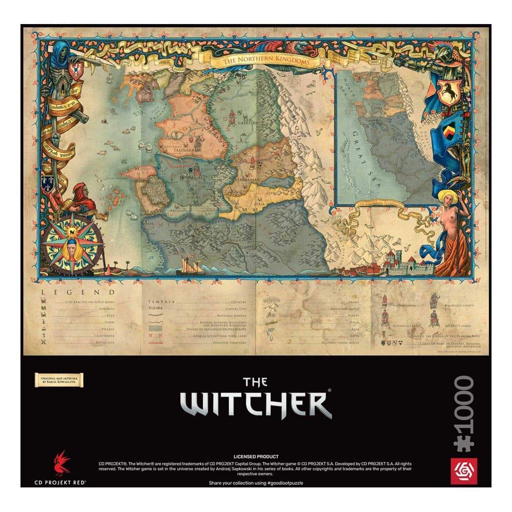 The Witcher 3 Gaming Puzzle The Northern Kingdoms (1.000 Teile)