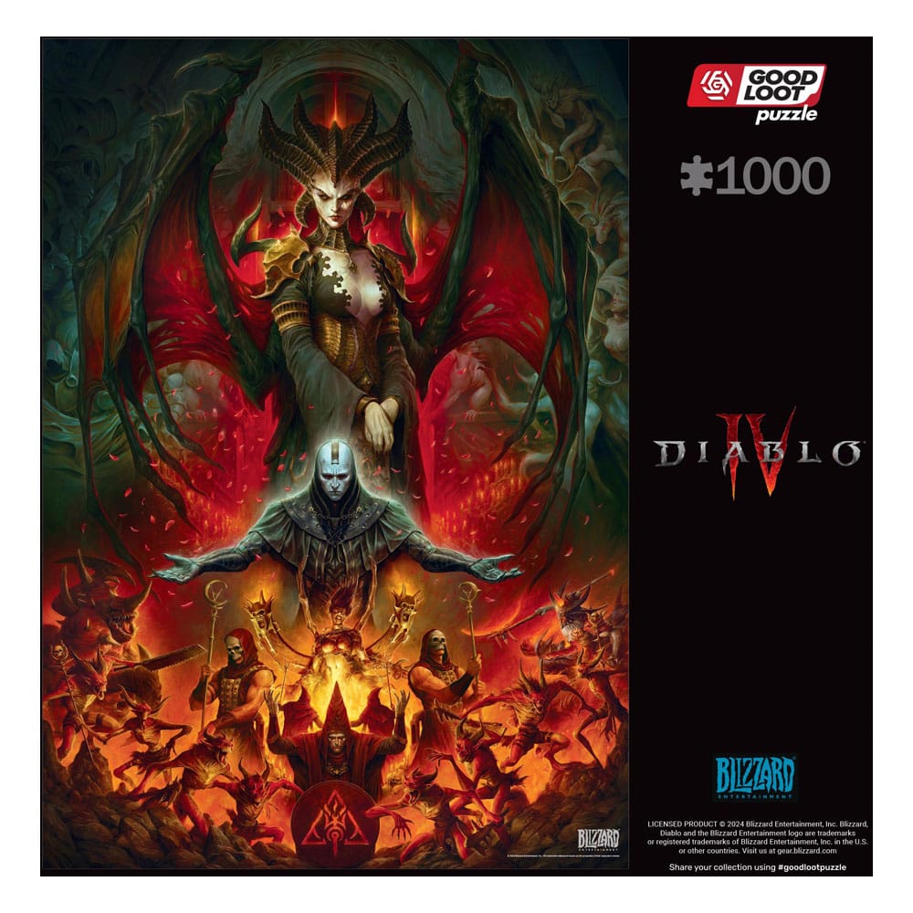 Diablo IV Gaming Puzzle Lilith Composition (1.000 pieces)