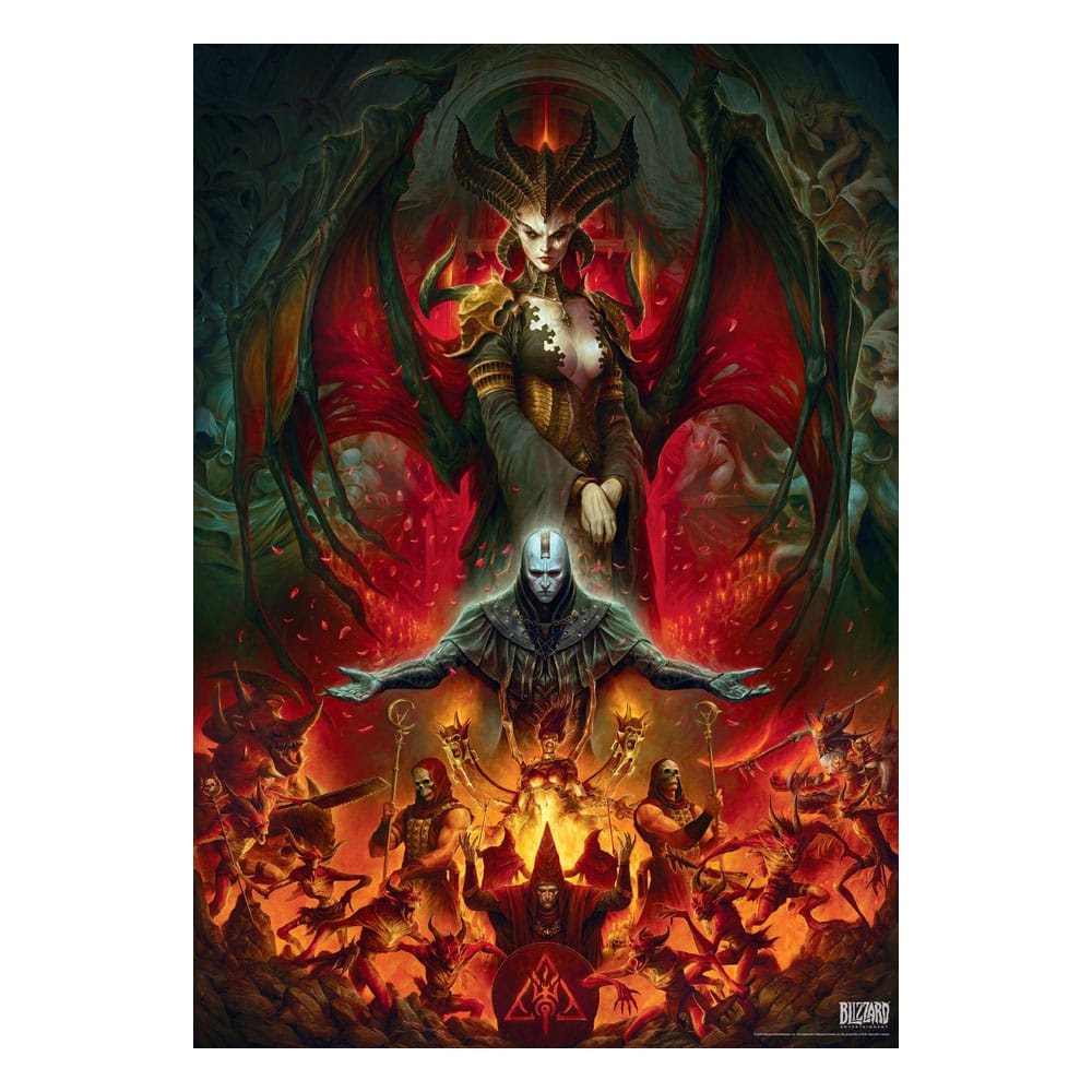Diablo IV Gaming Puzzle Lilith Composition (1.000 pieces)