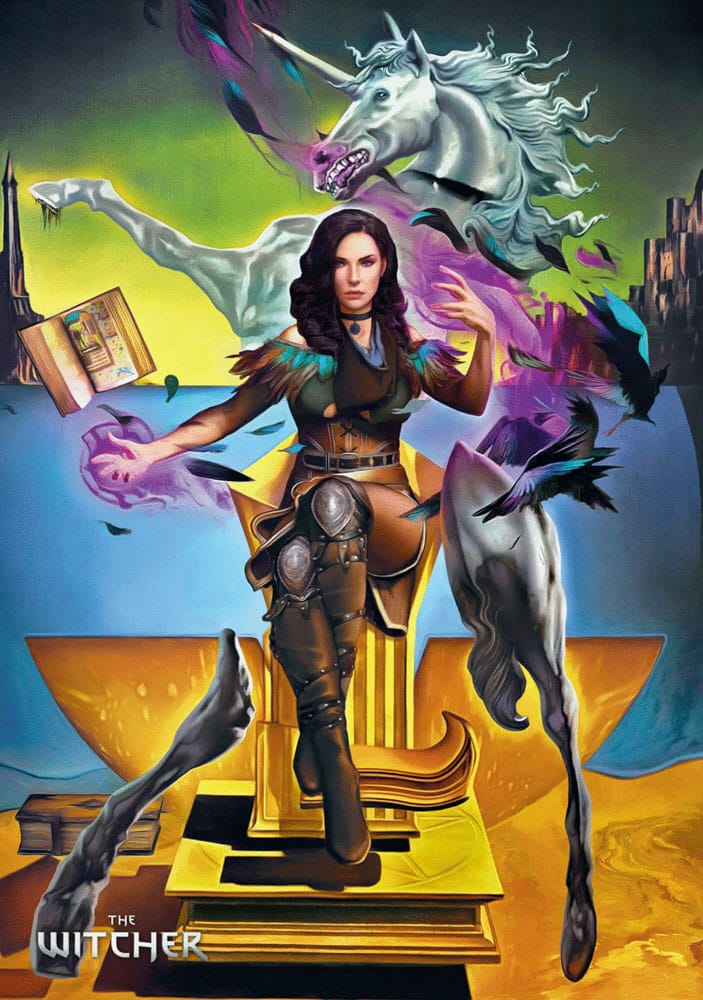 The Witcher III: Wild Hunt Game Art Chronicles Puzzle Yennefer inspired by Salvador Dali (1.000 Teile)