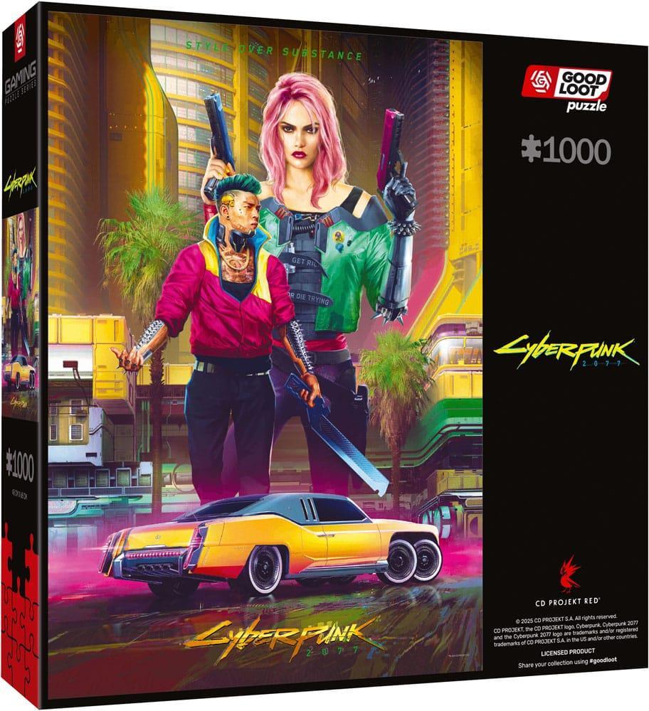 Cyberpunk 2077 Puzzle Kitsch Style (1.000 pieces)