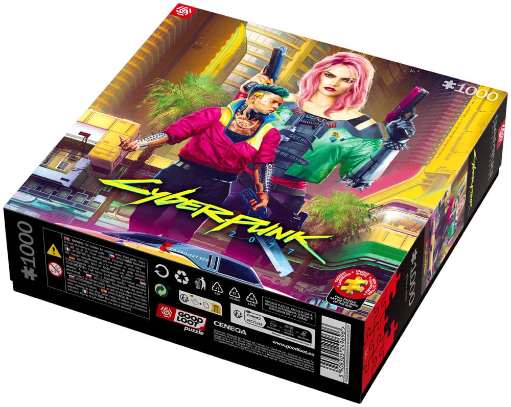 Cyberpunk 2077 Puzzle Kitsch Style (1.000 pieces)