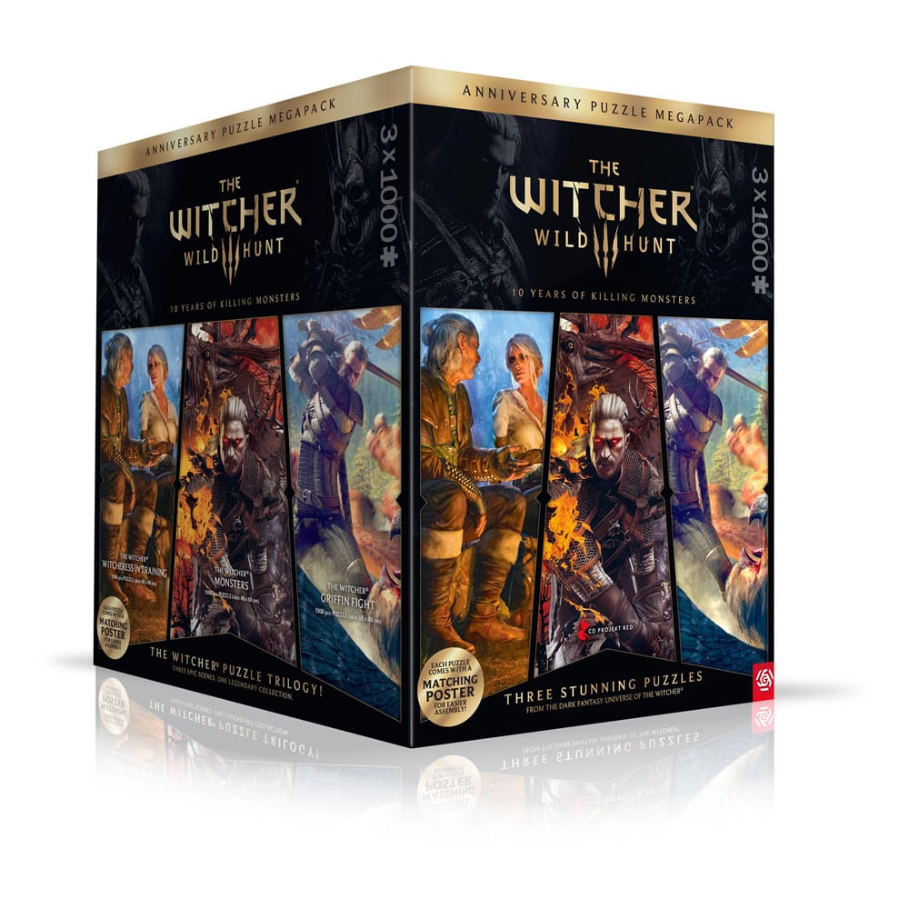 The Witcher 3 Puzzle Triology Wild Hunt 10 Years of Killing Monsters (1.000 Teile)