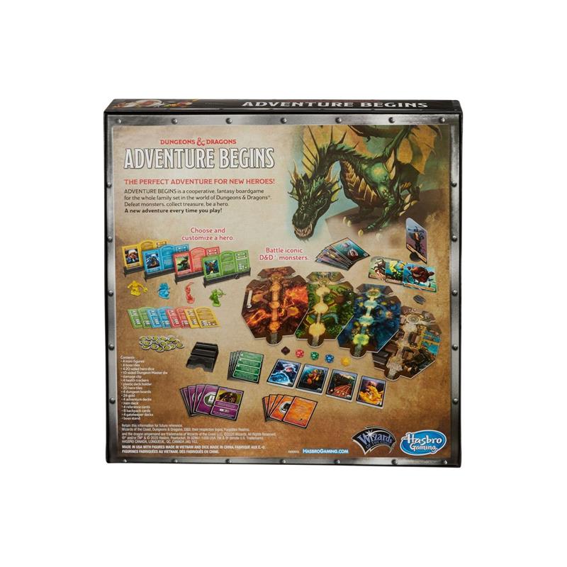 Dungeons & Dragons Board Game Adventure Begins (EN)