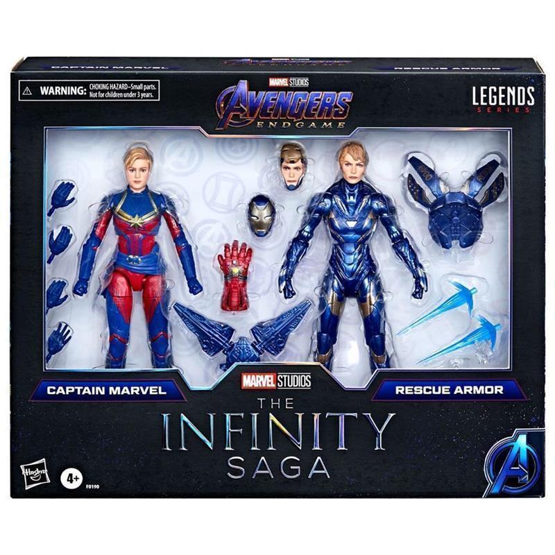 Avengers: Endgame Marvel Legends Actionfiguren 2021 Captain Marvel & Rescue Armor 15 cm