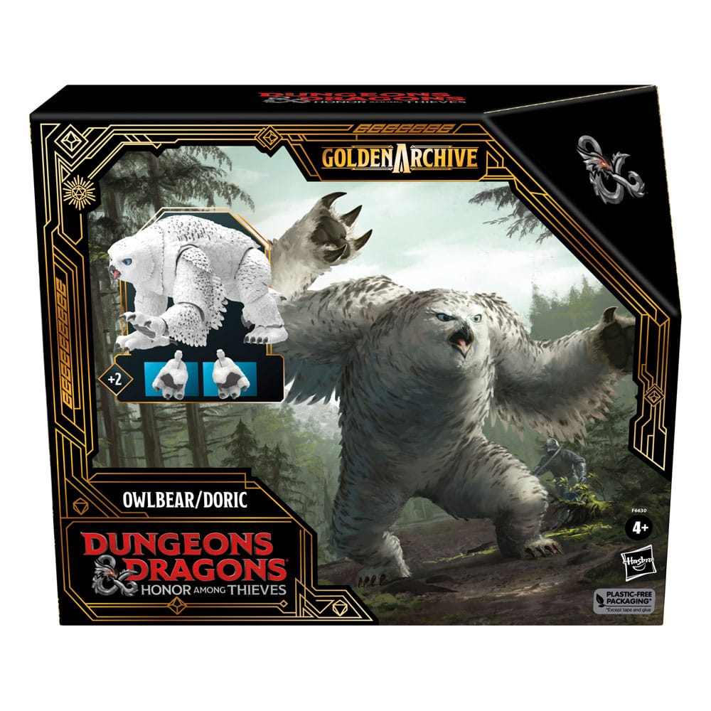 Dungeons & Dragons: Ehre unter Dieben Golden Archive Actionfigur Eulenbär/Doric 15 cm
