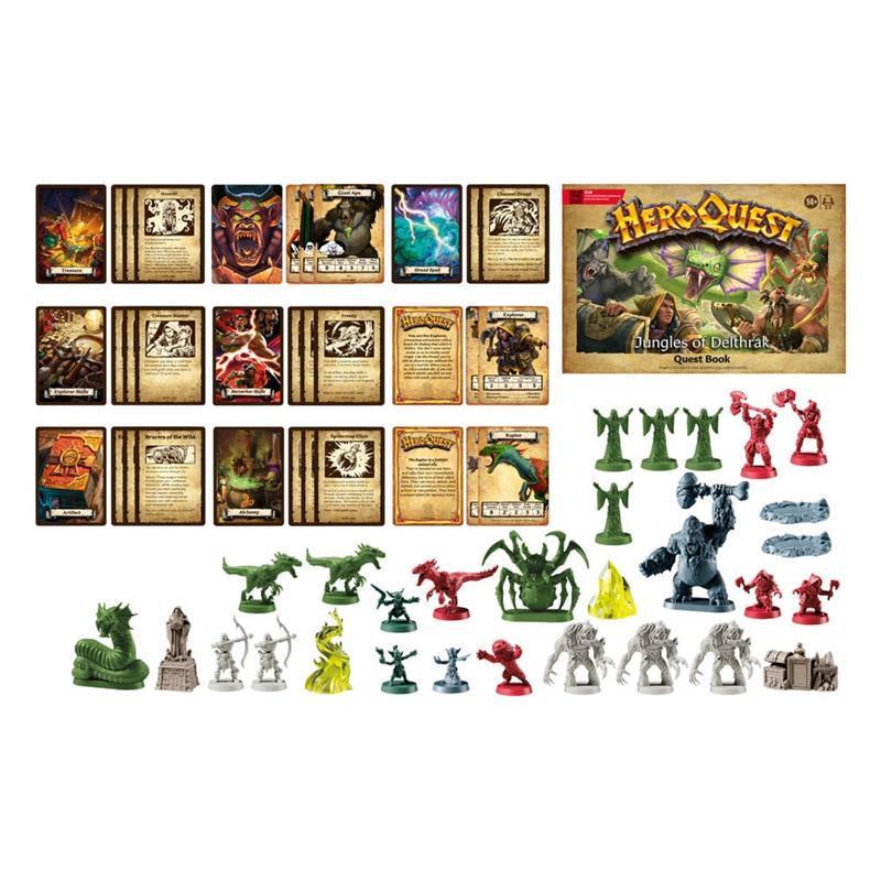 HeroQuest Brettspiel-Erweiterung Der Dschungel von Delthrak Abenteuerpack (EN)